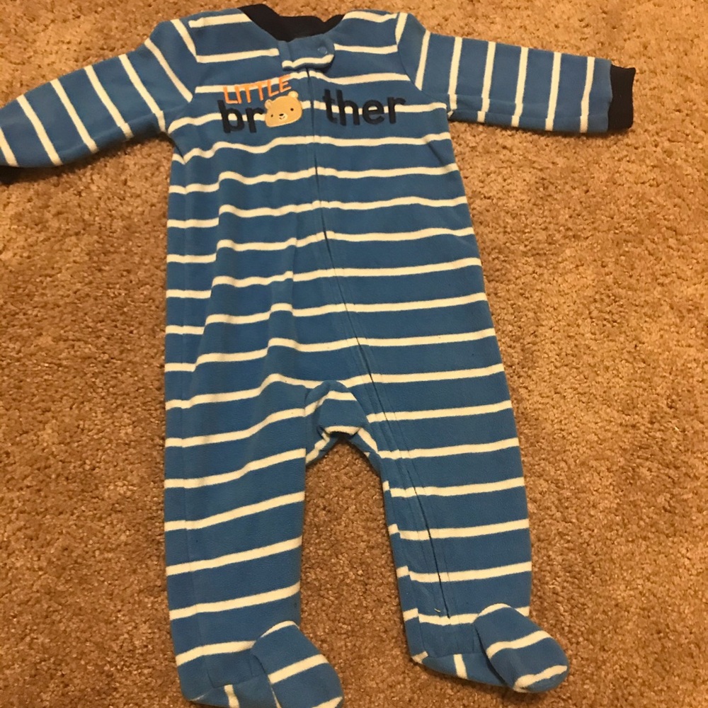 Carters fleece feet pajama. 3-6 month